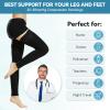 Evolyline Medical Toeless Thigh High Compression Stockings Women & Men with Silicone Band, Firm 20-30 mmHg Compression Socks Graduated Support Socks Stockings for Varicose Veins, Edema, Flight Flying view 4
