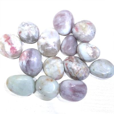 1pc Irregular Polished Tumbled Stone Fish Tank Garden Aquarium Natural Quartz Crystal Home Decor ,Opalite,1pc 15-25mm Random Home Collections ( Color : Blossom Tourmaline , Size : 1pc 15-25mm Random )