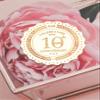 10th Anniversary Cupcake Toppers Engraved Discs - Pack of 6 - Anniversary Party Cupcake Toppers - Celebration Cupcake Toppers - Acrylic Mirror Cake Topper view 4