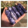 EKFBQBGW 5PCS Natural LEPIDOLITE Crystal Hexagon Wand Single Point Lilacs Stone Tower for Decoration Home Collections view 2