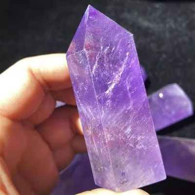 EKFBQBGW 1pc 50mm-65mm Lavender Amethyst Towers Crystal Point for Feng Shui Suitable for Home Crystals Home Collections