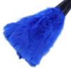 iFutniew 1pc Fashion Turkey Feather Duster with Black Plastic Handle Cleaning Tool(blue)35cm view 3
