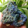 EKFBQBGW Natural Crystal Rough F2673 Natural Blue Azurite Crystal with Green Malachite 274g Home Collections view 3