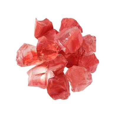 PAJPXPCD 100g Bulk Lots Raw Rough Crystal Quartz Natural Rock Stone Amethyst Citrine Fluorite Garden Decor Crafts (Color : Watermelon Red)