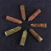 EKFBQBGW 1 Set Natural Seven Star Array Flower Emerald Quartz Crystal Epidote Stone Point Home Collections view 4