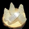 EKFBQBGW 10 Piece Bulk Lot: 4" Tall Selenite Skyscraper Crystal Tower Home Collections view 1
