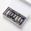 EKFBQBGW 7pc Natural Crystal Dual Point Pillar Set Rose Quartz Amethyst Gem Collection Gift Box Home Decor Home Collections view 1