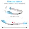 Wefaner Foldable Toilet Aid, 15.6 Long Comfort Wipe Wand Bottom Buddy Toilet Self Tissue Aids for Toileting, Self Help Wipe Butt for Fat People Limited Mobility,Elderly, Pregnancy view 3