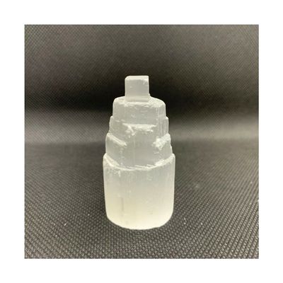 EKFBQBGW Mini Natural Selenite Tower Crystal Skyscraper Handmade Real Crystals Stones Amethyst Crystals Home Collections