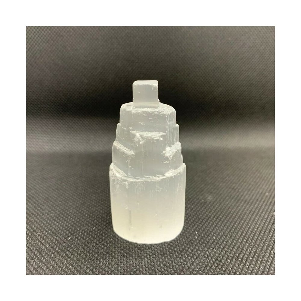 EKFBQBGW Mini Natural Selenite Tower Crystal Skyscraper Handmade Real Crystals Stones Amethyst Crystals Home Collections