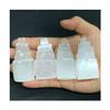 EKFBQBGW Mini Natural Selenite Tower Crystal Skyscraper Handmade Real Crystals Stones Amethyst Crystals Home Collections view 2