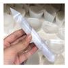 EKFBQBGW Gift for Family New Spiritual Gemstone Natural Spiral Rod White Selenite Wand Point for Lucky Stone Crystal Home Collections view 3