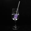 for Eco-Friendly Reusable Natural Crystal Amethyst Stainless Steel Drink Straw Rose Quartz with Brush Gift Home Collections (Color : Clear Quartz) view 3