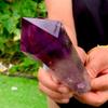 EKFBQBGW Natural Brazilian Amethyst Bone Cluster Scepter Quartz Crystal Scepter Point Home Collections (Size : 400-500g) view 2