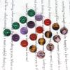 10-100PC 10mm Round Flat Back Cabochon Bead Natural Stone Crystal DIY Jewelry Ring Earring Pendant Necklace Gems Lots Wholesale Natural Stones Home Collections (Color : Mix Random Stones, Size : 50p view 3