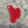 1pc Heart Shape SPA Massage Gua Sha Scraping Massage Scraper Face Massager Guasha Board Massager for Face (Color : L) view 1