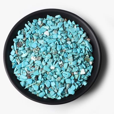 EKFBQBGW Natural Gravel Stone Black Obsidian for Home AquariumTank Decorative Ornaments Home Collections (Color : No.37 Turquoise, Size : 20g)