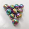 EKFBQBGW Home Decoration Rainbow Aura Crystal Sphere Ball Angel Aura Titanium Quartz Natural Crystal Home Decoration Stones Home Collections (Size : 10pcs) view 2