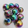 EKFBQBGW Home Decoration Rainbow Aura Crystal Sphere Ball Angel Aura Titanium Quartz Natural Crystal Home Decoration Stones Home Collections (Size : 10pcs) view 4
