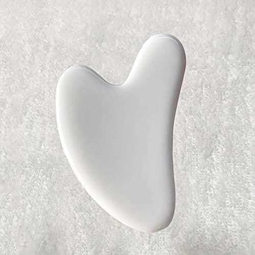 1pc Heart Shape SPA Massage Gua Sha Scraping Massage Scraper Face Massager Guasha Board Massager for Face (Color : A)
