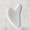 1pc Heart Shape SPA Massage Gua Sha Scraping Massage Scraper Face Massager Guasha Board Massager for Face (Color : A) view 1