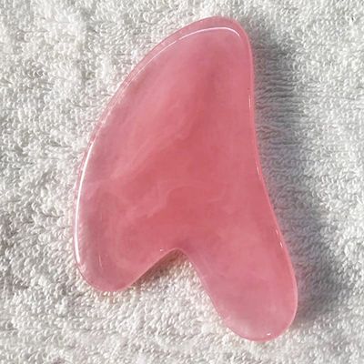1pc Heart Shape SPA Massage Gua Sha Scraping Massage Scraper Face Massager Guasha Board Massager for Face (Color : B)