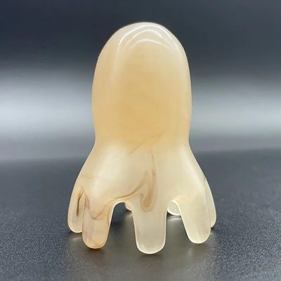 Resin Comb Head Massager Meridian Scraping Scalp Massage Brush Acupuncture SPA Gua Sha Therapy Tool