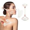1set Gua Sha Roller Massager Roller for Face Neck Eye Resin Facial Massage Instrumenr Beauty Scraping Board Muscle (Color : Grey) view 2