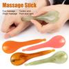 1pcs Jade Stick Stone Gua Sha Facial Massage Acupunctur Point Pen Guasha Beauty Tool (Color : Pink 01) view 2