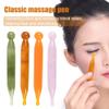 1pcs Jade Stick Stone Gua Sha Facial Massage Acupunctur Point Pen Guasha Beauty Tool (Color : Pink 01) view 3
