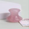 1PC Rose Quartz Face Massager Jade Facial Roller Beauty Massage Eye Neck Health Skin Care Guasha Spa Tool view 1