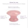 1PC Rose Quartz Face Massager Jade Facial Roller Beauty Massage Eye Neck Health Skin Care Guasha Spa Tool view 4