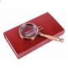 10X Metal Magnifier Magnifying Glass Handheld Seniors Reading Optical Glass Lens High Clarity for Reading, Hobbies, Repair, Observation,Gifts for Elderly with Gift B Gold Magnifyin Beauty Comes view 1