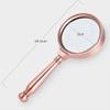 10X Metal Magnifier Magnifying Glass Handheld Seniors Reading Optical Glass Lens High Clarity for Reading, Hobbies, Repair, Observation,Gifts for Elderly with Gift B Gold Magnifyin Beauty Comes view 2