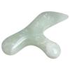 1Pcs Jade Acupuncture Point Massage Gua Sha Scraping Facial Massage Tool Foot Care Therapeutic Relief Tool view 1