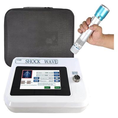 Ed Shockwave Machine, Portable Shockwave Therapy Machine with 11 Massage Head, 12 High Frequency Massage Modes, 27 Frequency Gears, 16 Energy Output Gears, for Back Shoulder Waist Pain Relief