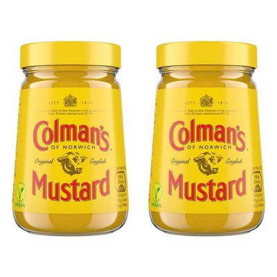 Colman's Original English Mustard 170g - 2 Pack | This hot and delicious mustard is the perfect accompaniment to sandwiches, meats, or salads  just a small dollop can make all the difference.