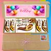 Selection Box Chocolate Hamper | Letter Box Gift | Fullsize Galaxy Chocolate bars | Ideal Gifts For Women, Men, Kids (Happy Birthday (Pink), Full Size) view 3