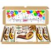 Selection Box Chocolate Hamper | Letter Box Gift | Fullsize Galaxy Chocolate bars | Ideal Gifts For Women, Men, Kids (Happy Birthday, Full Size) view 1