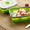 ZLJSHZS es 4Pcs Set Foldable Silicone Food Fruit Salad Storage Food Box Container Dinnerware Conveniently view 3