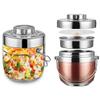ZLJSHZS es 1.5L Portable Leakproof Food Container, Thermal Insulation Food Soup Bottle, Stainless Steel for Outdoor Food Storage view 3