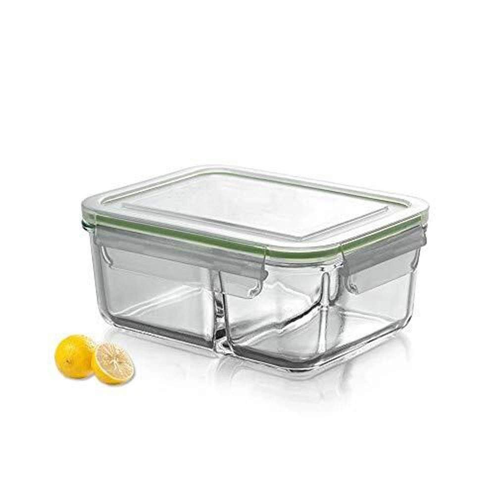 ZLJSHZS es Separated Glass ; Heat Resistant; with Compartment Storage Box; Sealed ; with Lid, Storage, Preservation.