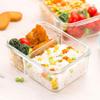 ZLJSHZS es Separated Glass ; Heat Resistant; with Compartment Storage Box; Sealed ; with Lid, Storage, Preservation. view 2