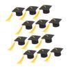 CORHAD 12pcs Graduation Cap Cake Toppers Party Decorations Vibrant Tassels for Graduation Celebrations for and Desserts Exceptional Craftsmanship view 1