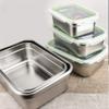 ZLJSHZS es Preservation Box; Sealed Box; Storage Box; Storage Box; Food Grade Material; Large Capacity, Rectangular, with Lid,Bento-Styled Lunch Solution Offers Durable view 3
