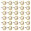 30Pcs Stainless Steel Wire Brushes Wheel Cup Pen Cleaning Brush Set Polishing Attachment Kit for Grinder Tools Mini Wood Carving Rust Paint Removal Polishing Tool (copper wire) view 1