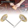 30Pcs Stainless Steel Wire Brushes Wheel Cup Pen Cleaning Brush Set Polishing Attachment Kit for Grinder Tools Mini Wood Carving Rust Paint Removal Polishing Tool (copper wire) view 3