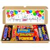 Mega Variety Selection Box Chocolate Hamper | Letter Box Gift | 10 Fullsize Chocolate Bars | Ideal Gifts For Women, Men, Kids (Happy Birthday, Full Size) view 1
