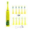 AGONEIR Children Automatic Toothbrush, Electric Toothbrush for Kids, 4 Cleaning Modes, IPX6 Waterproof, Blue/Green/Light Blue Yellow view 3