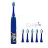 AGONEIR Children Automatic Toothbrush, Electric Toothbrush for Kids, 4 Cleaning Modes, IPX6 Waterproof, Blue/Green/Light Blue Yellow view 4